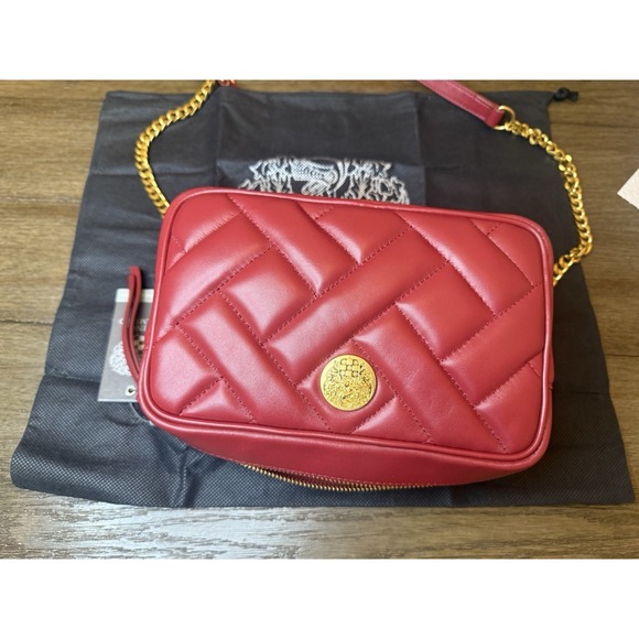 Vince Camuto Red Leather Cross Body Women's Handbag NWT And Dust Bag - Picture 7 of 10